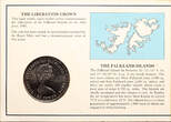 Falklands Islands 50 Pence (Crown) 1982 Liberation from Argentina Forces UNC