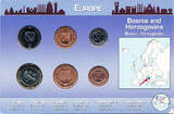 Bosnia and Herzegovina Set of circulation coins 1998 - 2005 UNC