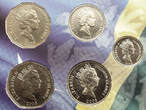 Solomon Islands Set of circulation coins 2005 UNC