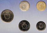 Malta Circulating coin set 2001 - 2005 UNC