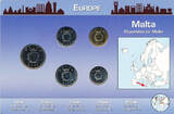 Malta Circulating coin set 2001 - 2005 UNC