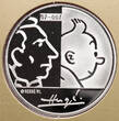 Belgium 20 Euro 2007 Hergé (creator of Tintin) Proof