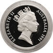 Australia 10 dollars 1991 Jabiru (black-necked stork) - Piedfort / Piefort Proof