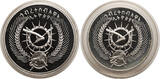 Ethiopia Proof Set of 10 and 25 Birr 1977 World Wildlife Conservation Proof