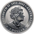Australia 1 Dollar 2022 P Kookaburra Colorized / World Money Fair 2023 BU