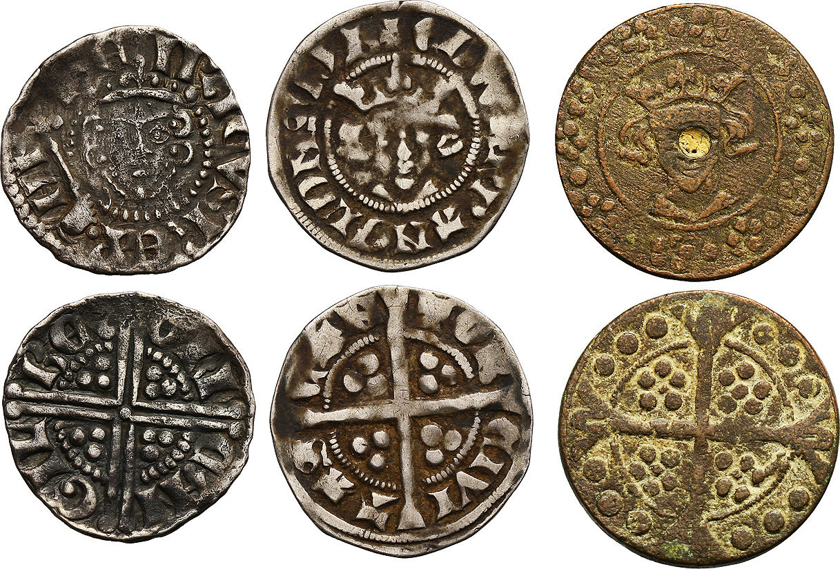 England Medieval Coins Mixed Reigns Ar Penny Edward I 1272 1307 Henry Iii 1180 1272 F Vf Ma Shops