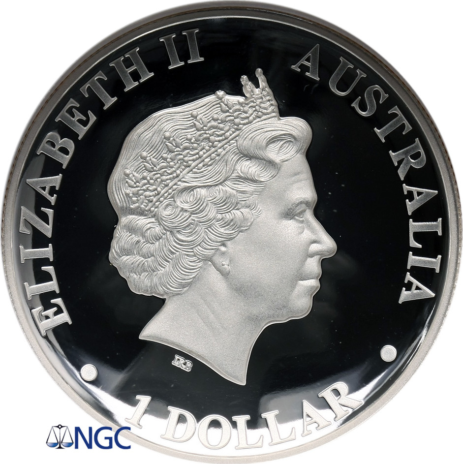 Australia Dollar 2017 P Kangaroo (High Relief NGC PF 70 Ultra