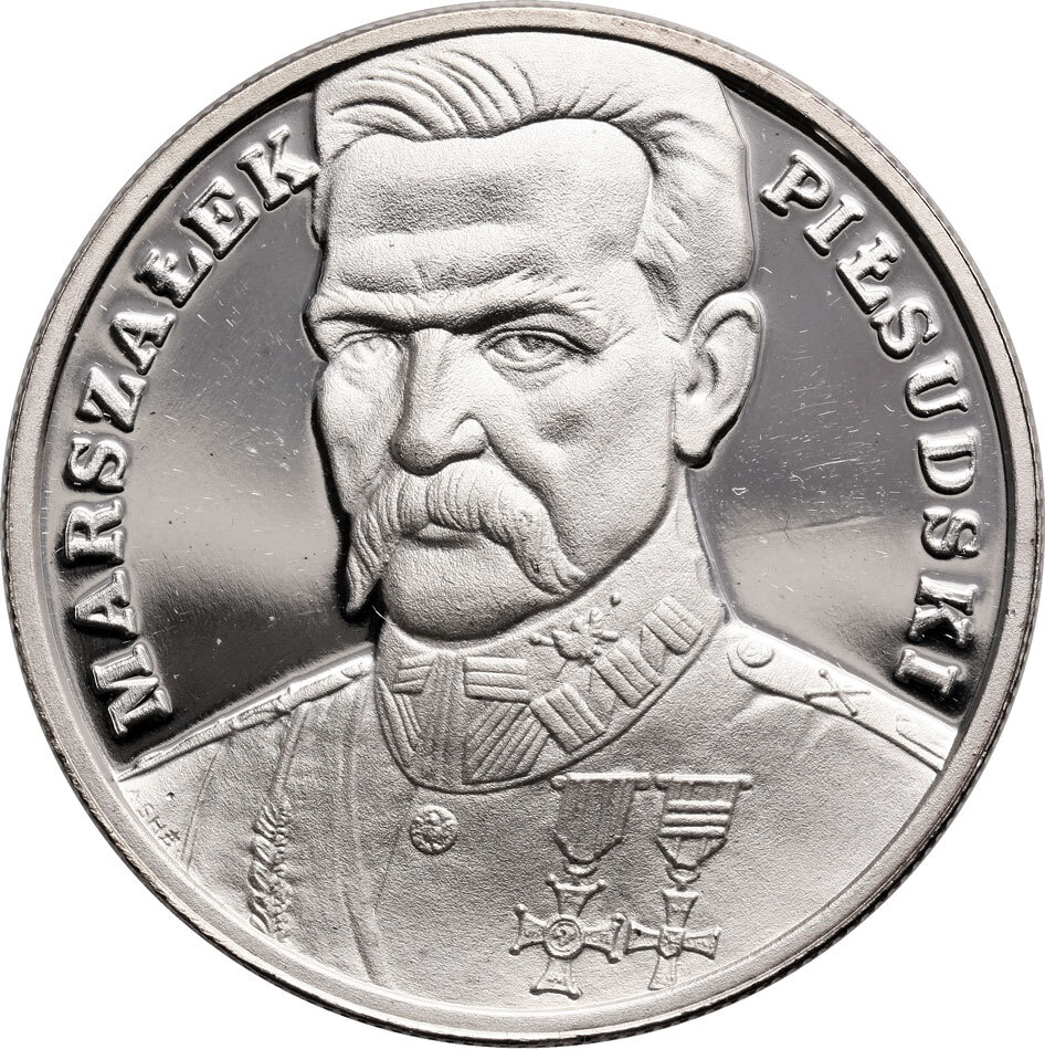 Poland 100000 Zlotych 1990 Jozef Pilsudski Proof 