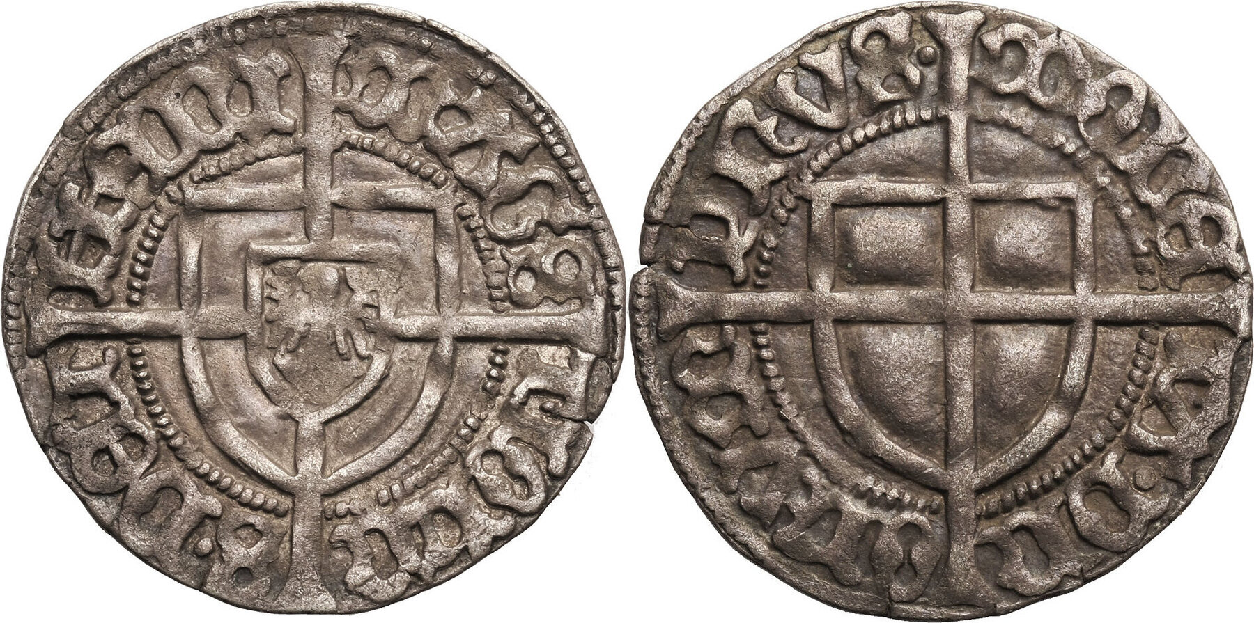 Teutonic order deutscher orden groschen nd 1489 1497 jan von tiefen