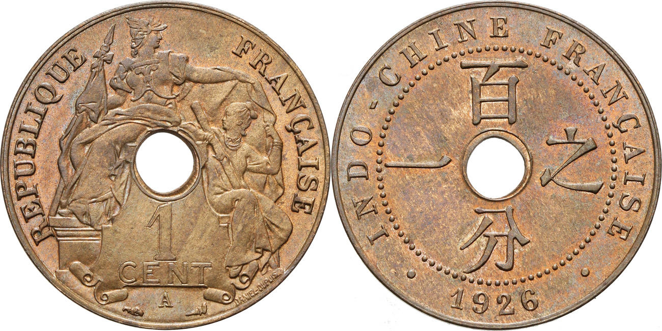 French Indo-China Cent 1926 A CH UNC | MA-Shops
