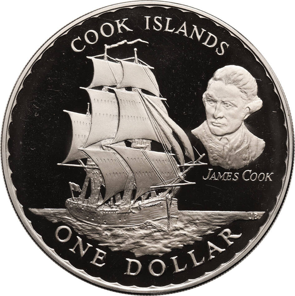 1 Dollar 1970 New Zealand - Royal Visit / Cook Islands Proof | MA