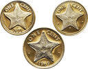 Bahamas 1 Cent set 3 pcs -