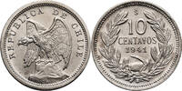 Chile, Republic 10 Centavos Condor -
