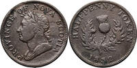 Canada, Nova Scotia 1/2 (Half) Penny Token -
