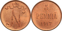Finland, (Russian occupation) 5 Pennia Nicholas II -