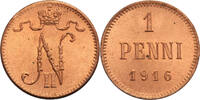 Finland, (Russian occupation) 1 Penni Nicholas II -
