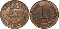 Latvia, First Republic 1918-1938 1 Santims -