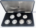 Commonwealth Set 7 x 1 Crown 80th Birthday of the Queen Mother -