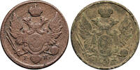 Poland. The Congress Kingdom 3 Polish Grosze NIcholas I -