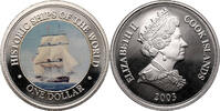 Cook Islands 1 Dollar Historic Ships, Constitution -
