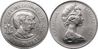 Bermuda 1 Dollar Wedding of Prince Charles and Lady Diana -