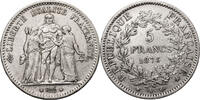 France, Third Republic 5 Francs Paris Mint -