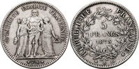France, Third Republic 5 Francs Paris Mint -