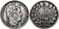 France, Louis-Philippe 5 Francs Strasbourg Mint -