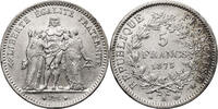 France, Third Republic 5 Francs Paris Mint -