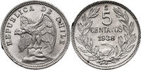 Chile, Republic 5 Centavos Condor -
