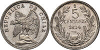 Chile, Republic 5 Centavos Condor -