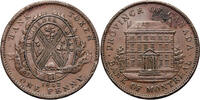Canada 2 Sous (1 Penny Token) Montreal Bank -