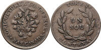 Canada, Lower Canada Sou (1/2 Penny Token) Montreal, AGRICULTURE & COMMERCE -