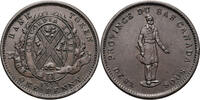 Canada, Lower Canada 2 Sous (1 Penny Token) City Bank -
