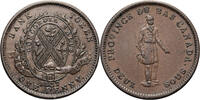 Canada, Lower Canada 2 Sous (1 Penny Token) Banque du Peuple -