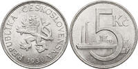 5 Korun 1930 Czechoslovakia  fast St