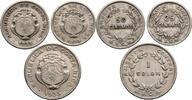 Costa Rica 25 50, Centimos, 1 Colon -