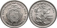 Costa Rica 5 Colones 5th Anniversary of the Central Bank -