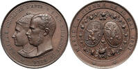 Belgium, Leopold II Medal Marriage of Rudolf of Austria and Stephanie of Belgium -