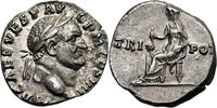 Roman Empire. Vespasianus AR Denarius -