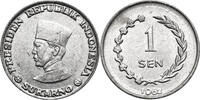 Indonesia - Irian Barat 1 Sen 1962 Sukarno vz 40.47 US$  +  46.25 US$ shipping