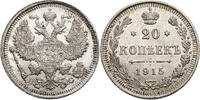 Russia, Nicholas II 20 Kopeks 1915 BC St. Petersburg fast St 233.87 元  ＋  311.83 元 运费