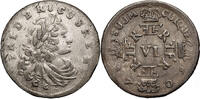 Prussia (Brandenburg-Preussen) 6-Gr&ouml;scher 1709 CG ss+ 857.54 元  ＋  311.83 元 运费