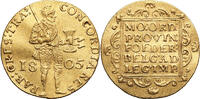 Netherlands, Batavian Republic Ducat (Dukaat) 1805 Utrecht fast vz 5,262.18 元  ＋  389.79 元 运费