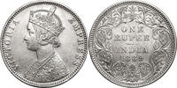 British India, Victoria Rupee 1889 B ss+ 55.98 US$  +  44.78 US$ shipping