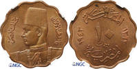 Egypt 10 Millemes Farouk 1936-1952 AD -
