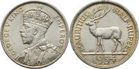 Mauritius 1/2 Rupee George V -