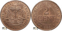 Haiti, Republic 2 Centimes -
