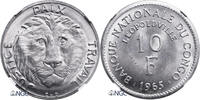Congo Democratic Republic 10 Francs 1965 ESSAI -