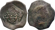 Germany. Augsburg Bistum AR Pfennig Buckhard von Ellerbach -